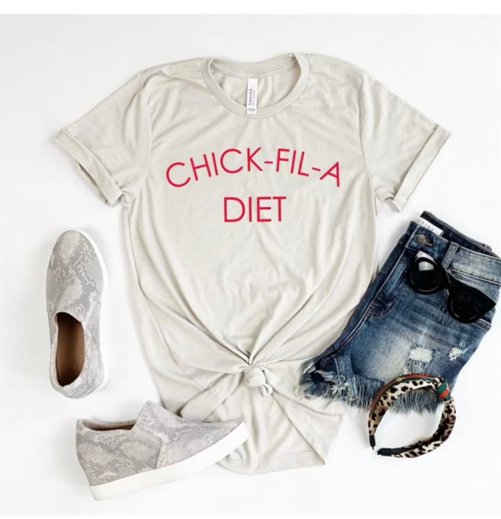 chickfila diet t shirt