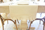 Give Thanks With a Grateful Heart Table linen ruffle Runner