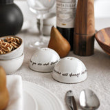 RAE DUNN CLAY - SENTIMENT SPICE SHAKERS SET OF 2