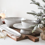 RAE DUNN CLAY - SENTIMENT CEREAL BOWLS SET OF 4