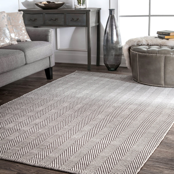 Hand Loomed Kimberely Rug Farmhouse Decor, Contemporary Casuals, Floor Coverings, Grey