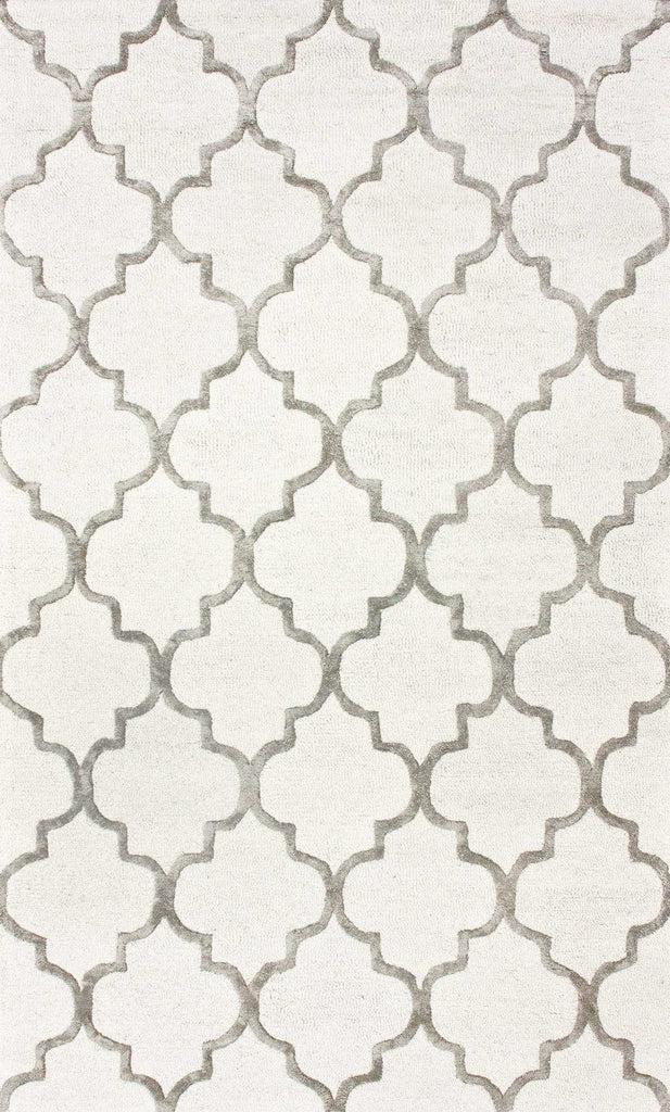 Hand Tufted Park Avenue Trellis Rug – Modern Rustic Home