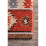 Hand Tufted Shyla Rug, Southwestern, Farmhouse Decor, area rug, floor covering, wine, red