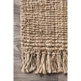 Hand Woven Chunky Loop Jute Rug, Farmhouse decor, natural fibers, neutral, area rug, floor covering