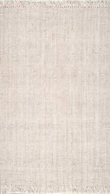 Hand Woven Chunky Loop Jute Rug, Farmhouse decor, natural fibers, neutral, off white, area rug, floor covering