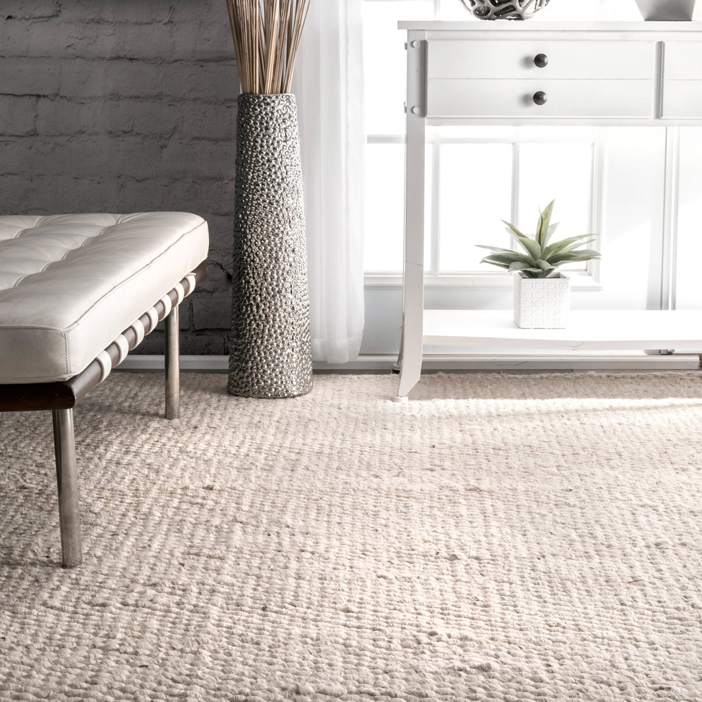 Hand Woven Hailey Jute Rug Modern Rustic Home