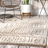 Outdoor Tribal Gretchen Rug, Farmhouse Decor, area rug, floor coverings, contemporary, transitional, beige