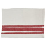 ribbon candy placemat red and white