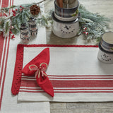 ribbon candy placemat christmas winter