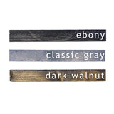 I Love You to the Moon and Back Wood Sign farmhouse decor wall hangings ebony classic gray dark walnut